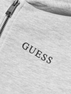 Guess Boys Zip Up Top In Grey 6 Guess Boys Zip Up Top In Grey -Childrens Clothing Store GUEA3080 LHY 3