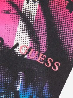 Guess Girls Collage Leggings In Multicolour -Childrens Clothing Store GUEA3115 P05U 3