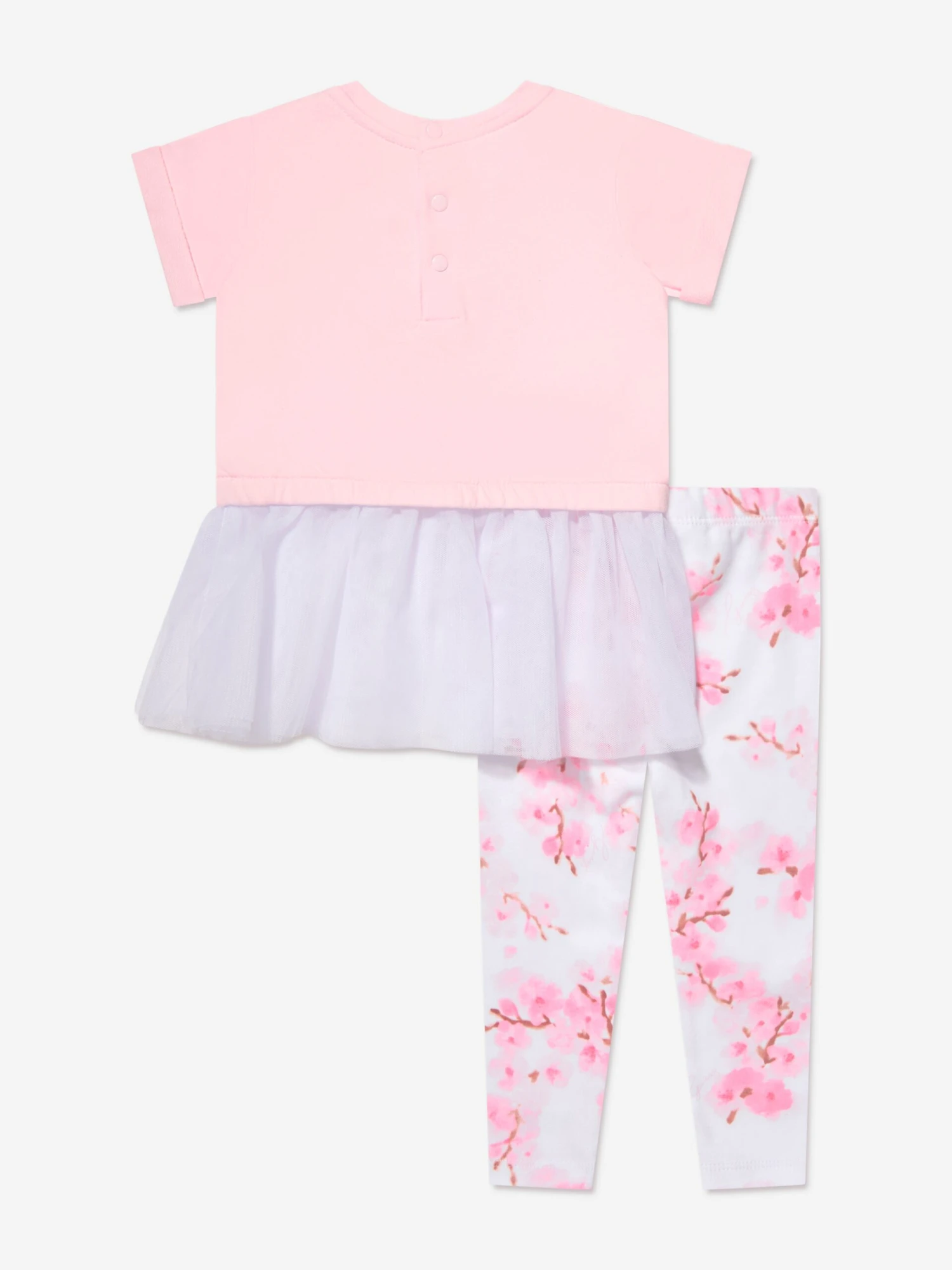 Guess Baby Girls Leggings Set In Pink 2 Guess Baby Girls Leggings Set In Pink - Image 2