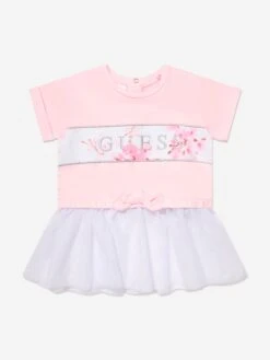 Guess Baby Girls Leggings Set In Pink 10 Guess Baby Girls Leggings Set In Pink -Childrens Clothing Store GUES4005 BALLET PINK 3