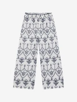 Guess Girls Sangallo Trousers In White