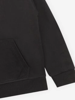 Hugo Boys Logo Print Hoodie In Black 7 Hugo Boys Logo Print Hoodie In Black -Childrens Clothing Store HUGS4023 BLACK 4