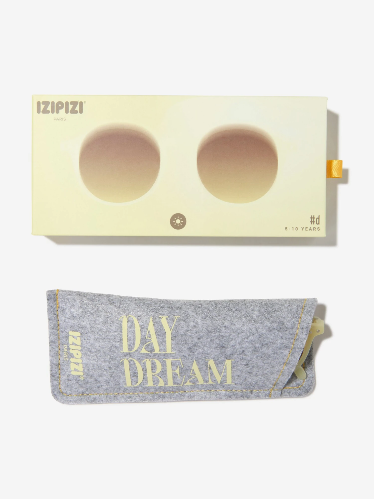 IZIPIZI Kids Iconic Mini Sunglasses In Ivory 4 IZIPIZI Kids Iconic Mini Sunglasses In Ivory - Image 4