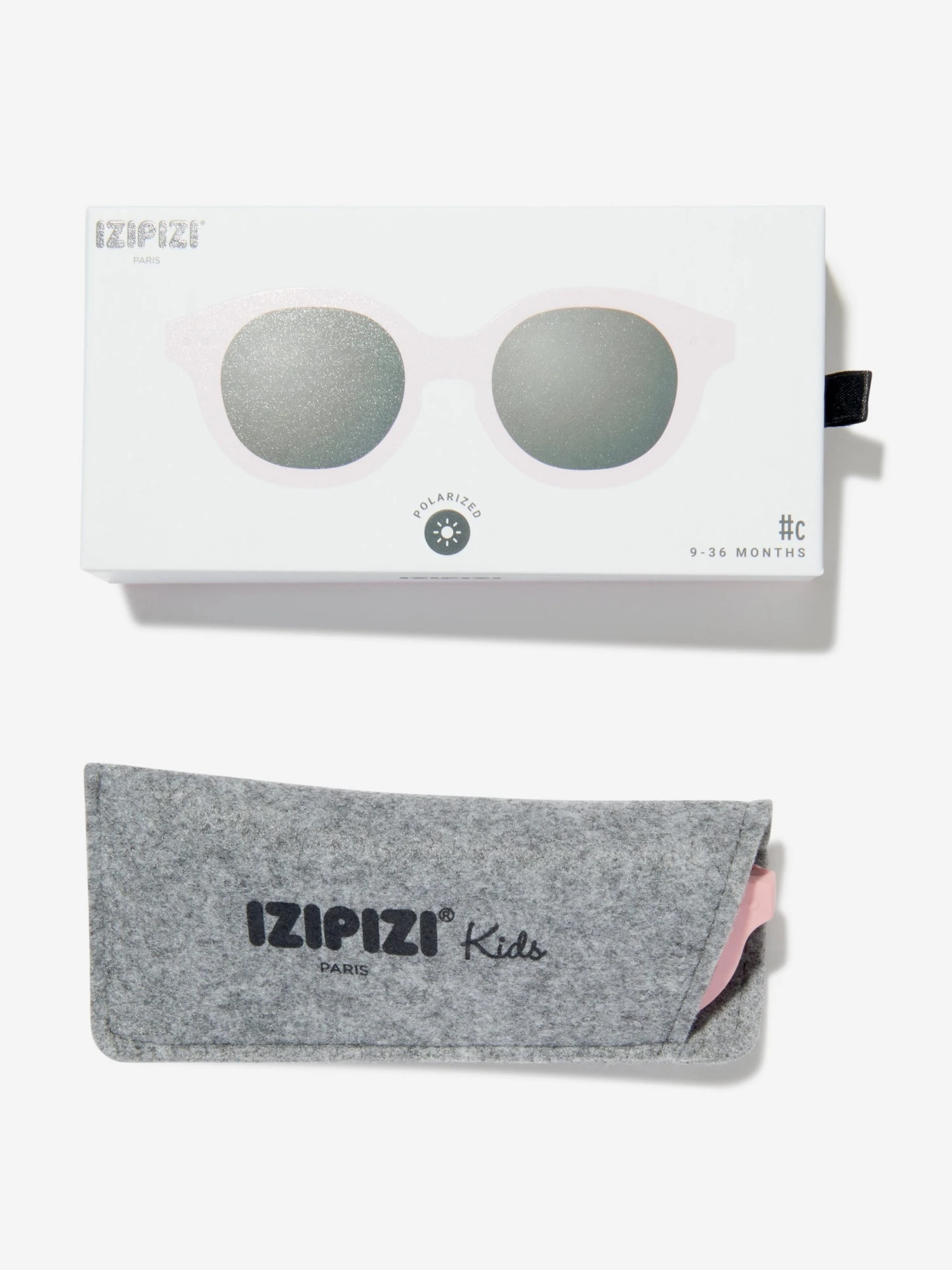 IZIPIZI Girls Retro Mini Sunglasses In Pink 4 IZIPIZI Girls Retro Mini Sunglasses In Pink - Image 4