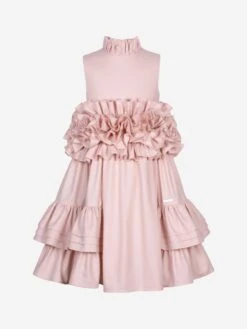 Girls Show Off Dress In Pink