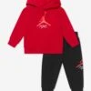 Jordan Boys Jumpman Flight Tracksuit In Red