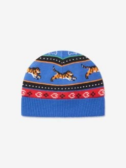 Kenzo Kids Boys Jungle Game Cap In Blue
