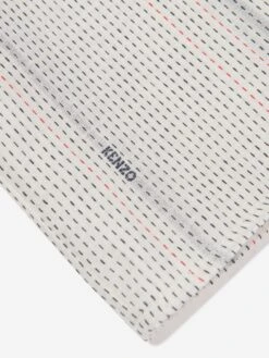 Kenzo Kids Boys Embroidered Shirt In Ivory 9 Kenzo Kids Boys Embroidered Shirt In Ivory -Childrens Clothing Store KENS4173 IVORY 4