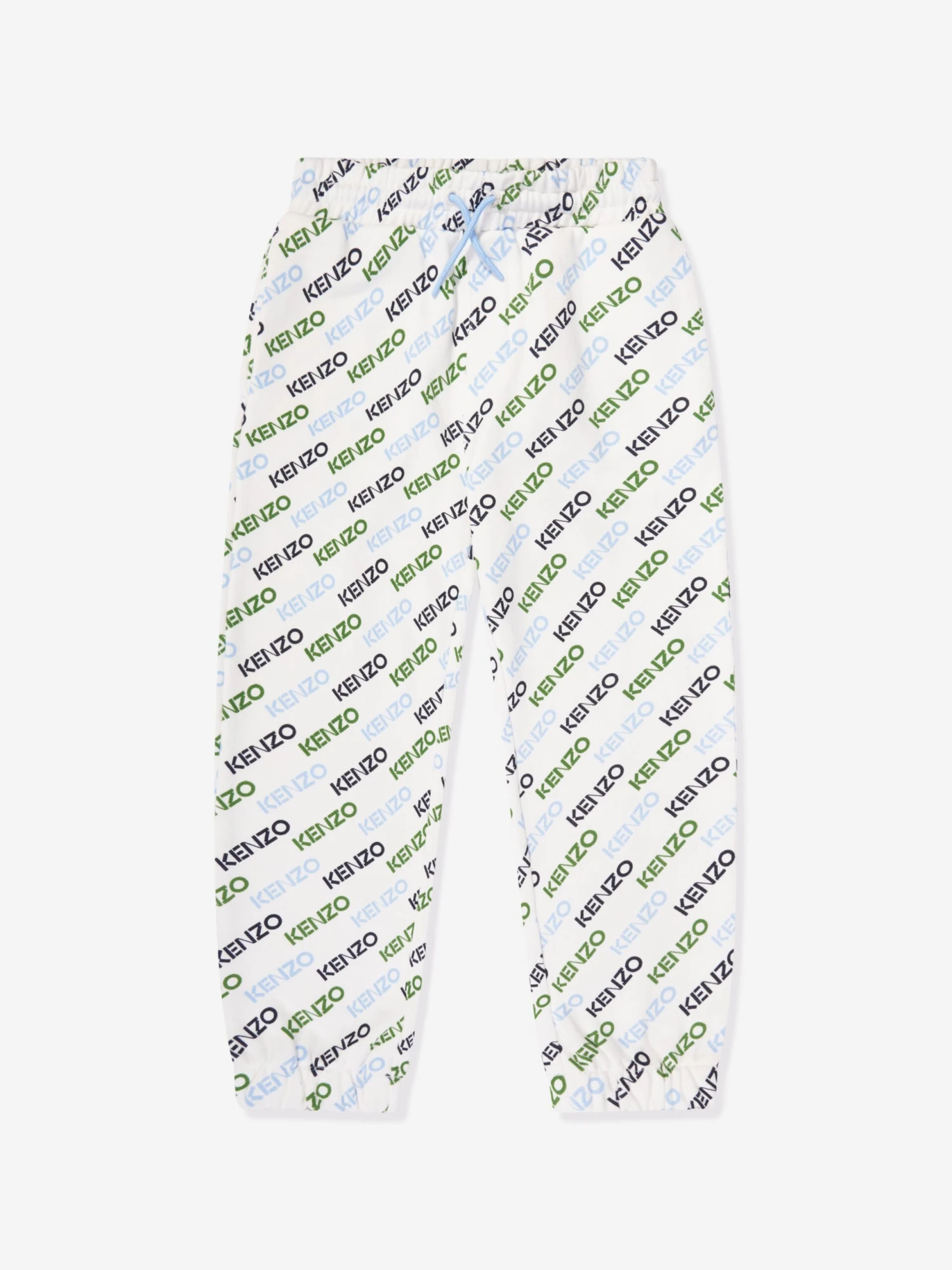 Kenzo Kids Boys Logo Print Joggers In Ivory 1 Kenzo Kids Boys Logo Print Joggers In Ivory
