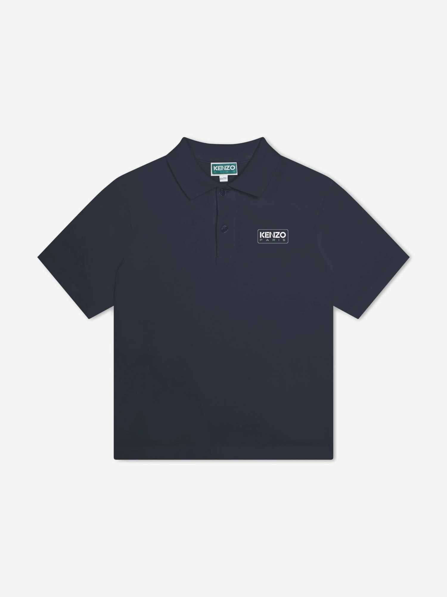 Kenzo Kids Boys Logo Polo Shirt In Navy 1 Kenzo Kids Boys Logo Polo Shirt In Navy