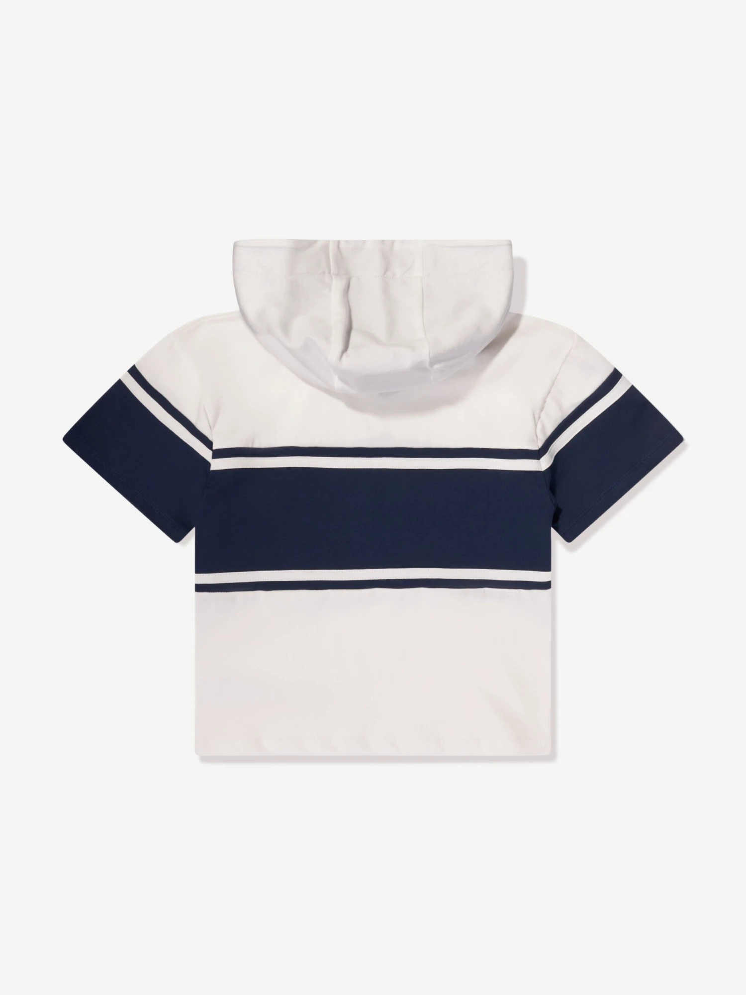Kenzo Kids Boys Hooded Logo T-Shirt In Ivory 3 Kenzo Kids Boys Hooded Logo T-Shirt In Ivory - Image 3
