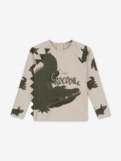 Boys Aster Animal Sun Protective Swim Top In Multicolour (UPF 50+)