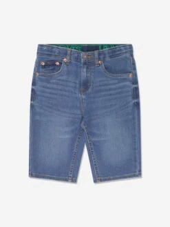 Boys Slim Fit Eco Shorts In Blue