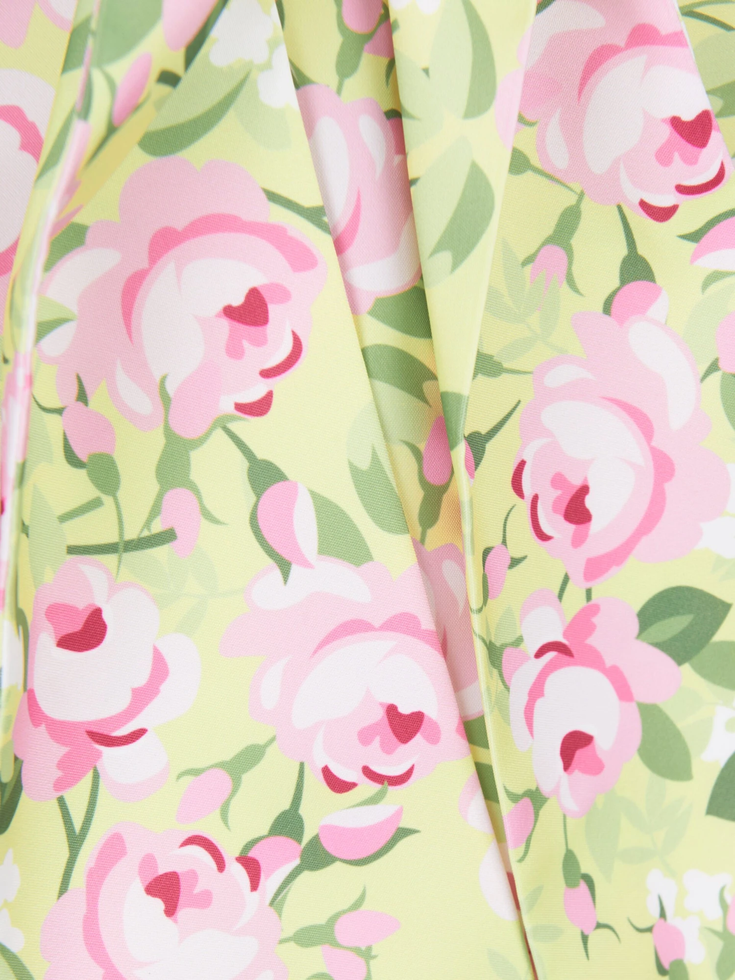 Girls Flower Print Dress With Belt In Yellow 6 Girls Flower Print Dress With Belt In Yellow - Image 6