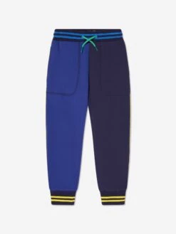 Marc Jacobs Boys Bicolour Joggers In Navy