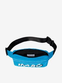 Marc Jacobs Boys Logo Belt Bag InBlue (20cm) -Childrens Clothing Store MARS4006 ELECTRIC BLUE 5
