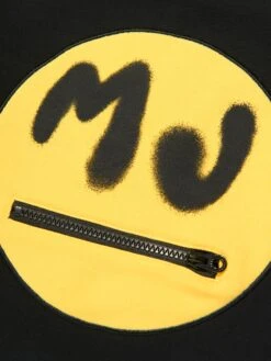 Marc Jacobs Boys Smiley World Sweatshirt In Black -Childrens Clothing Store MARS4012 BLACK 3