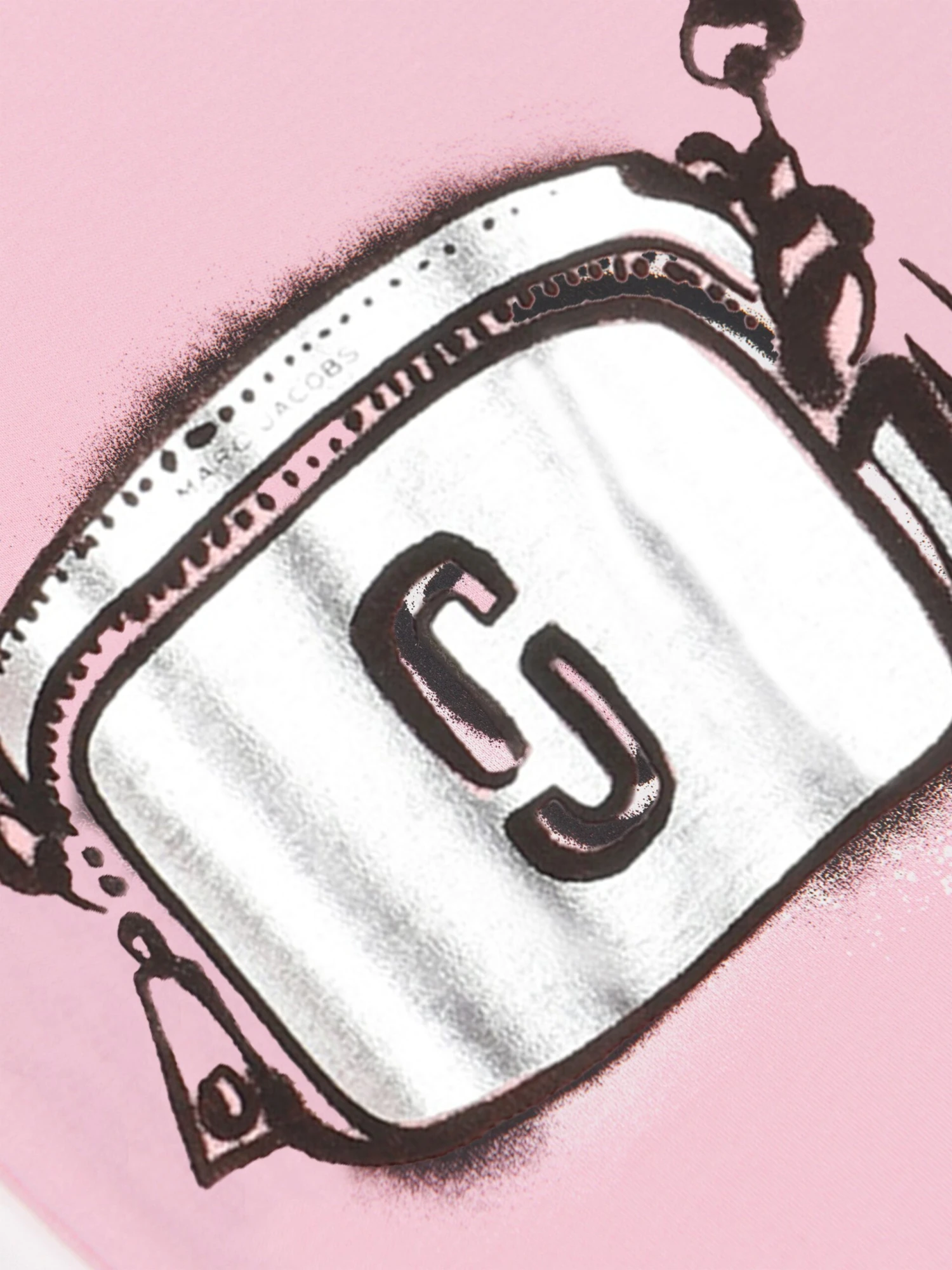 Marc Jacobs Girls Snapshot Bag T-Shirt Dress In Pink 4 Marc Jacobs Girls Snapshot Bag T-Shirt Dress In Pink - Image 4