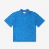 Marc Jacobs Boys Logo Polo Shirt In Blue