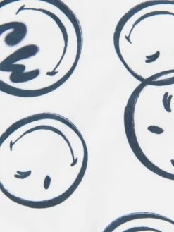 Marc Jacobs Girls Smiley Print Swimsuit In Ivory -Childrens Clothing Store MARS4074 IVORY 3