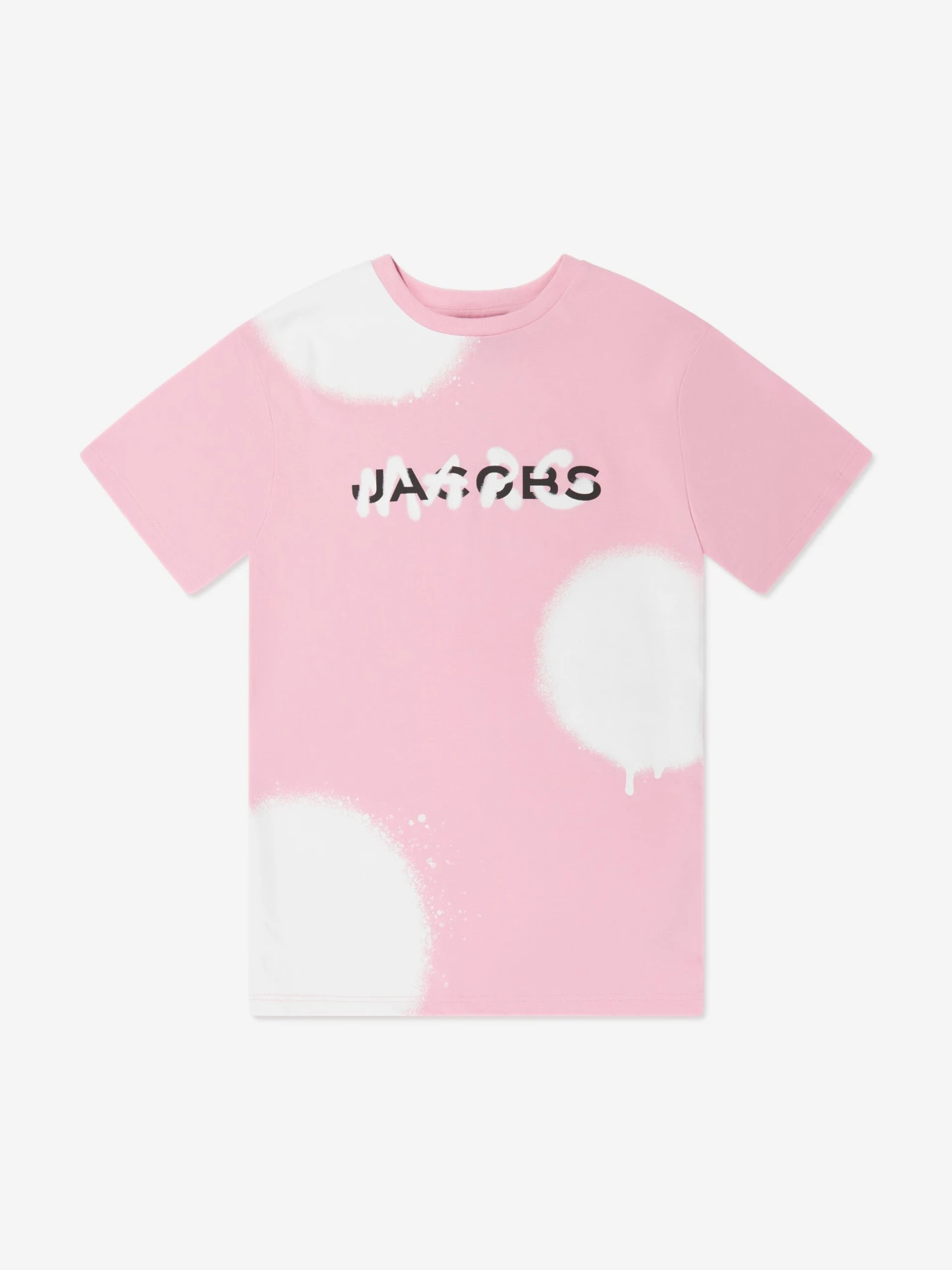 Marc Jacobs Girls Spray Spots T-Shirt Dress In Pink 5 Marc Jacobs Girls Spray Spots T-Shirt Dress In Pink - Image 5