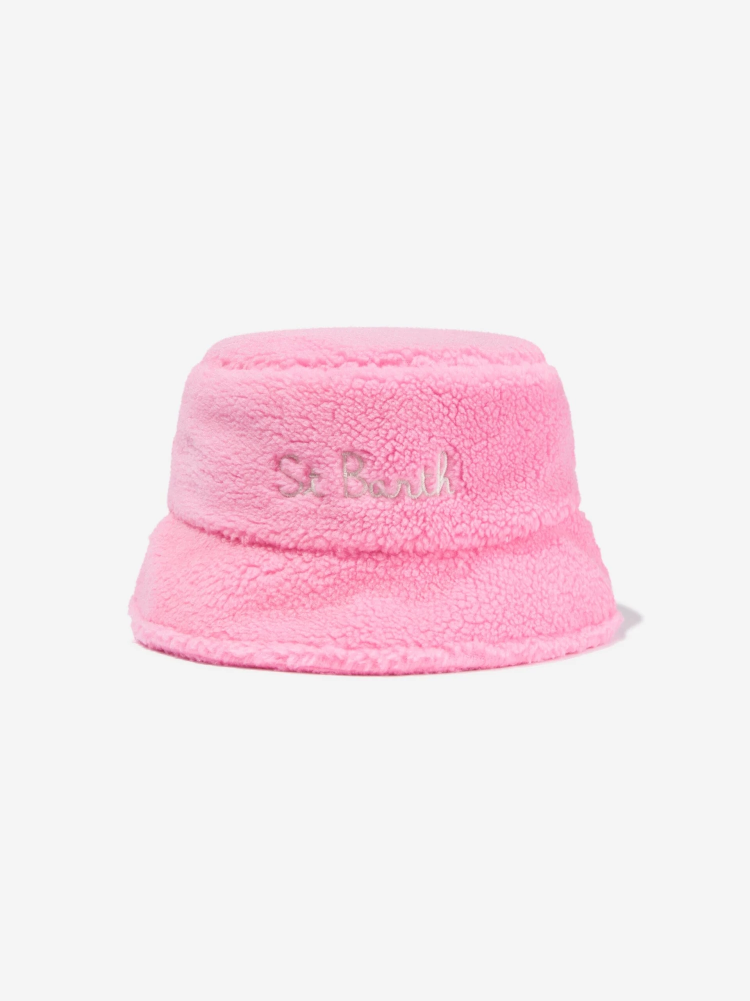 MC2 Saint Barth Girls Sherpa Bucket Hat In Pink 1 MC2 Saint Barth Girls Sherpa Bucket Hat In Pink