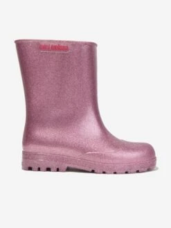 Mini Melissa Girls Welly Boots In Pink