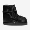 Moon Boot Kids Icon Low Glance Snow Boots In Black