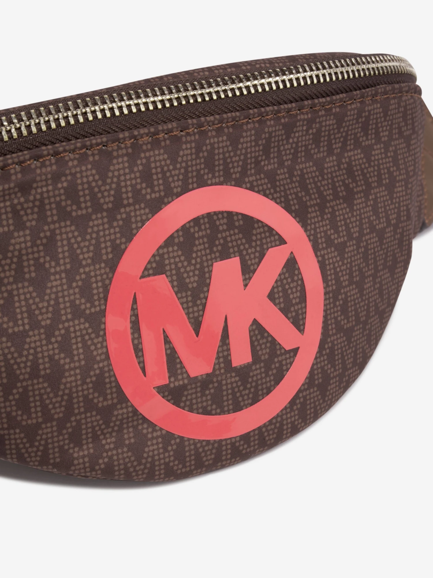 Michael Kors Girls Logo Belt Bag In Brown 3 Michael Kors Girls Logo Belt Bag In Brown - Image 3