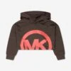 Michael Kors Girls Milano Hoodie In Brown