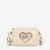 Michael Kors Girls Logo Shoulder Bag In Ivory (16cm)