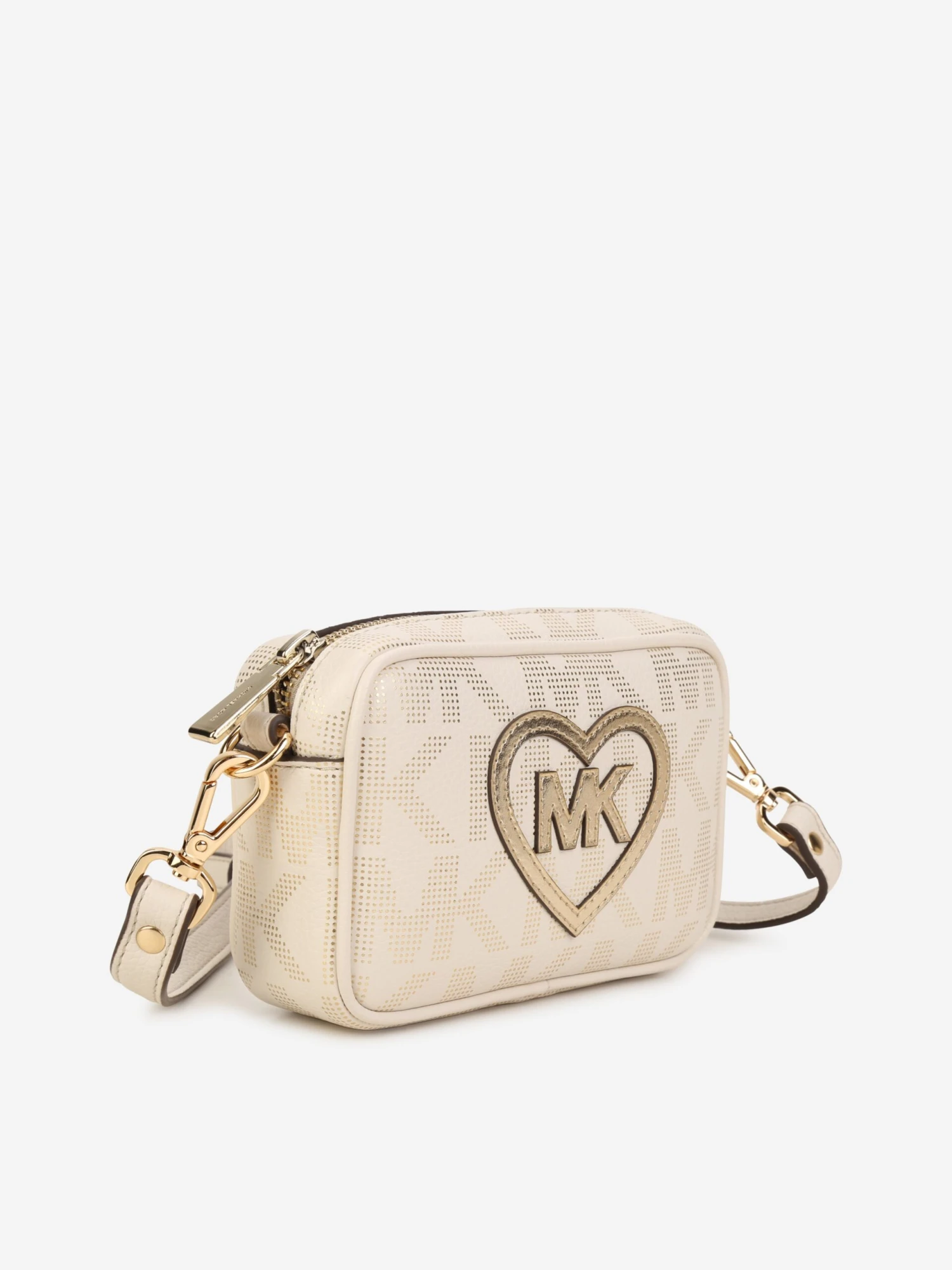 Michael Kors Girls Logo Shoulder Bag In Ivory (16cm) 3 Michael Kors Girls Logo Shoulder Bag In Ivory (16cm) - Image 3