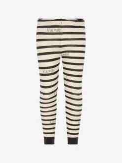 Mini Rodini Kids Cotton Striped Leggings