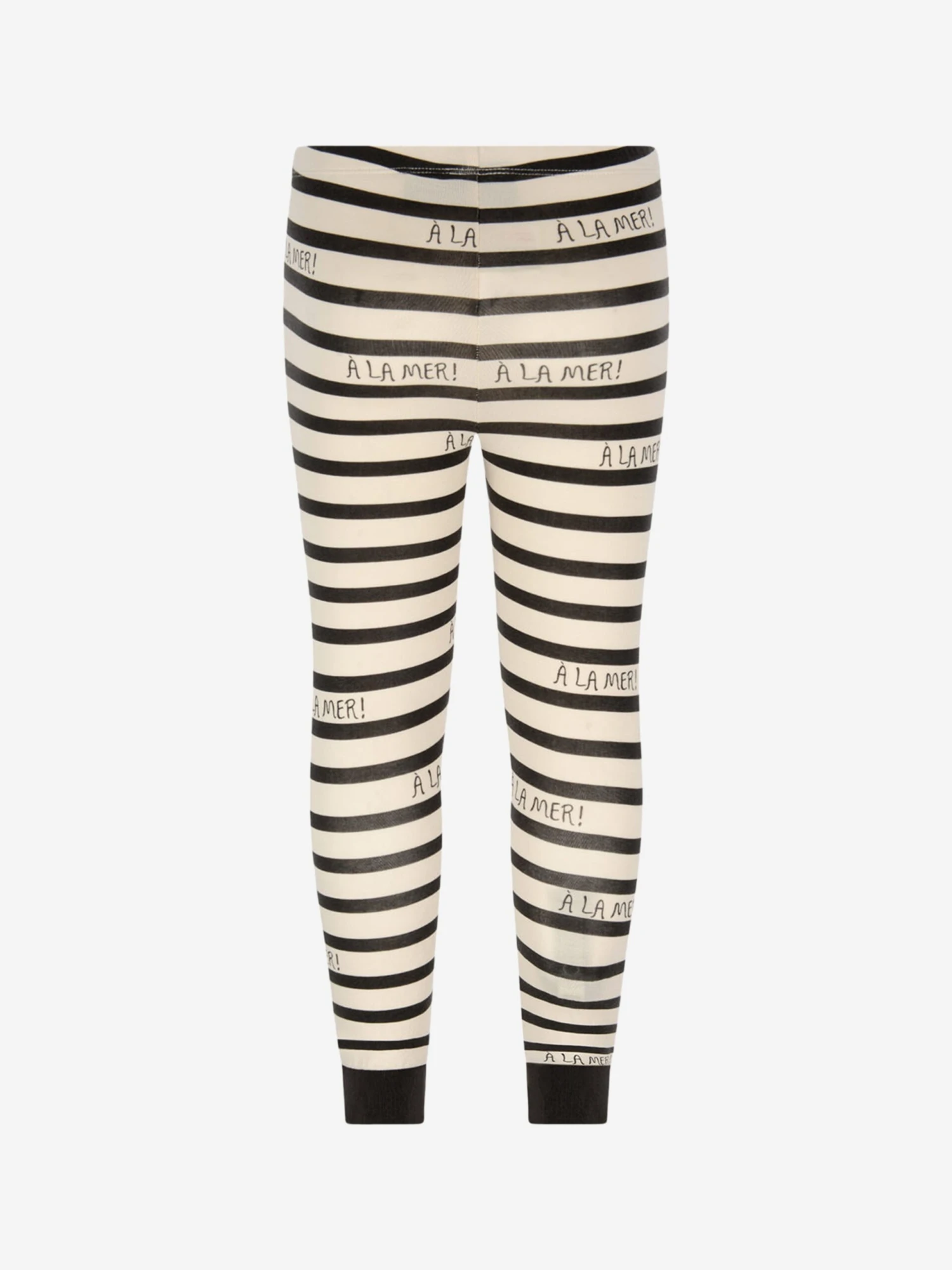 Mini Rodini Kids Cotton Striped Leggings 2 Mini Rodini Kids Cotton Striped Leggings - Image 2