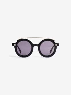 Mini Rodini Kids Visor Sunglasses In Black