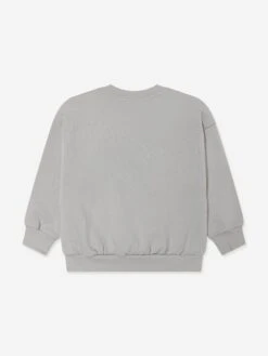 Mini Rodini Kids Bloodhound Sweatshirt In Grey 9 Mini Rodini Kids Bloodhound Sweatshirt In Grey -Childrens Clothing Store MINS4015 GREY 2