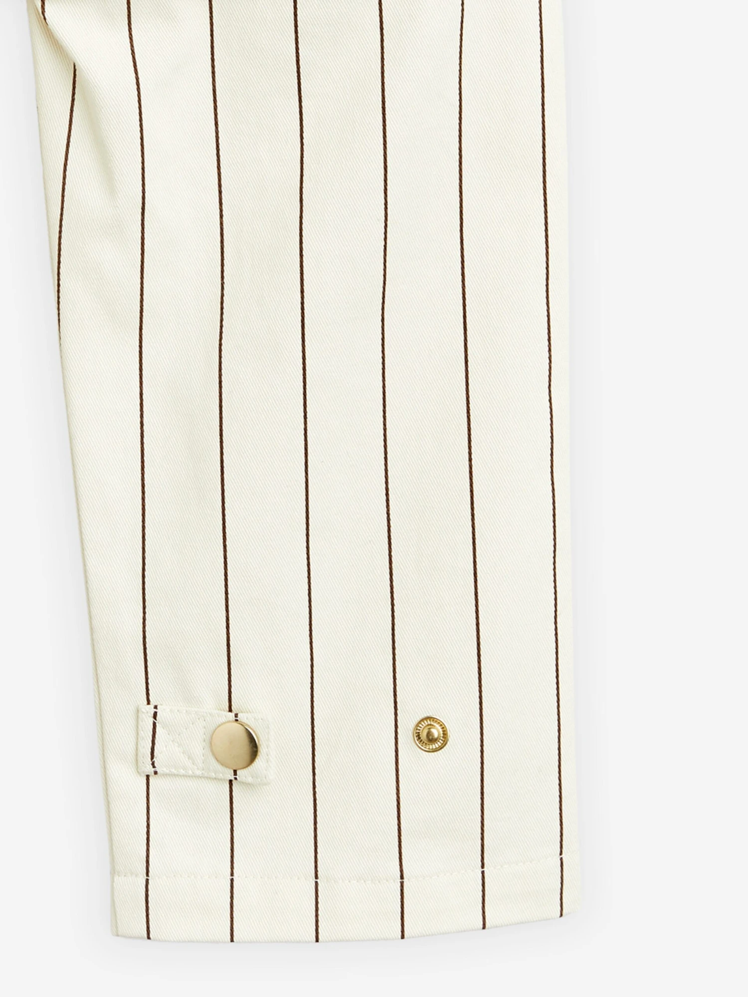 Mini Rodini Kids Striped Cargo Trousers In Ivory 4 Mini Rodini Kids Striped Cargo Trousers In Ivory - Image 4