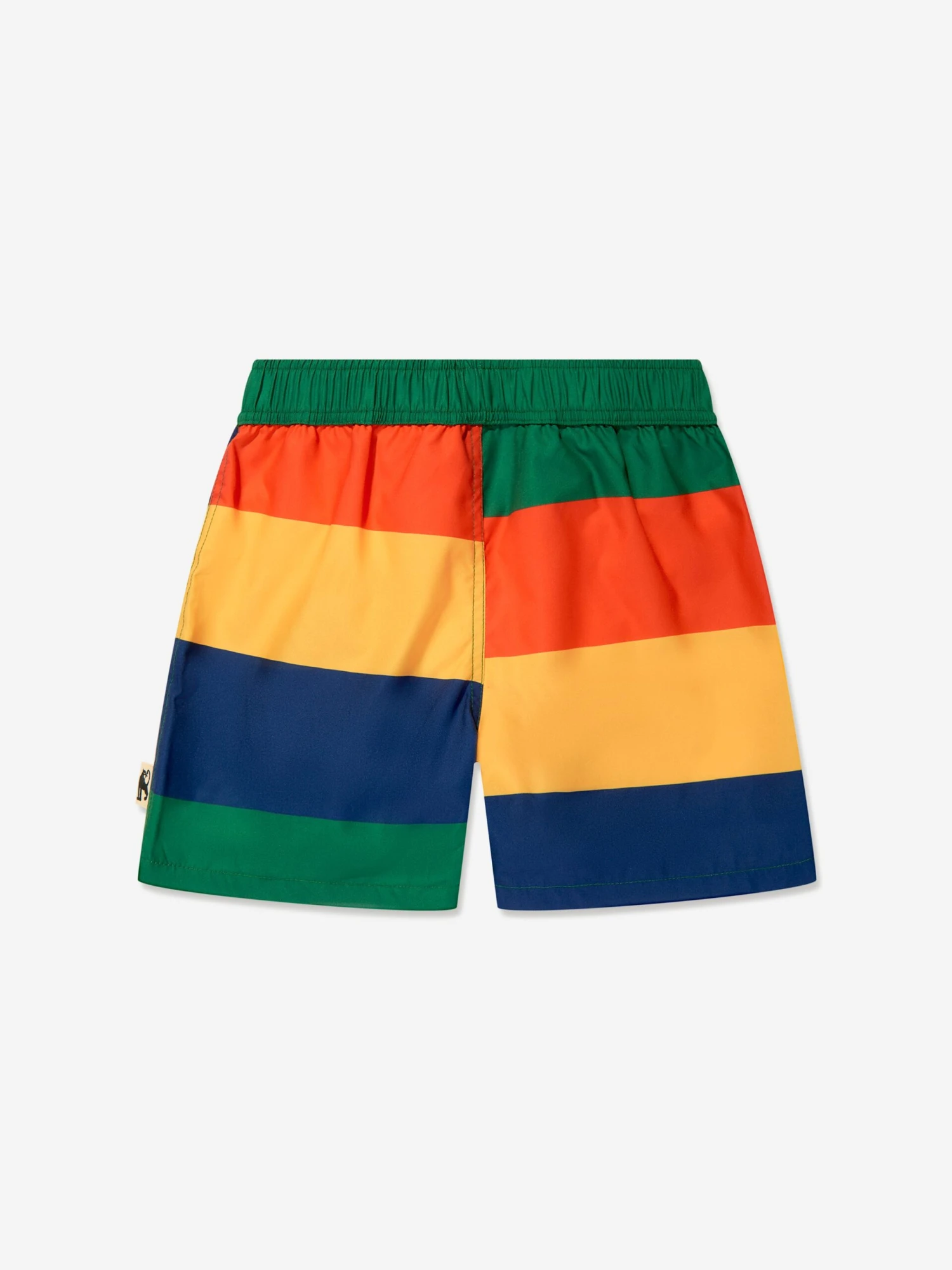 Mini Rodini Boys Striped Swim Shorts In Multicolour 2 Mini Rodini Boys Striped Swim Shorts In Multicolour - Image 2