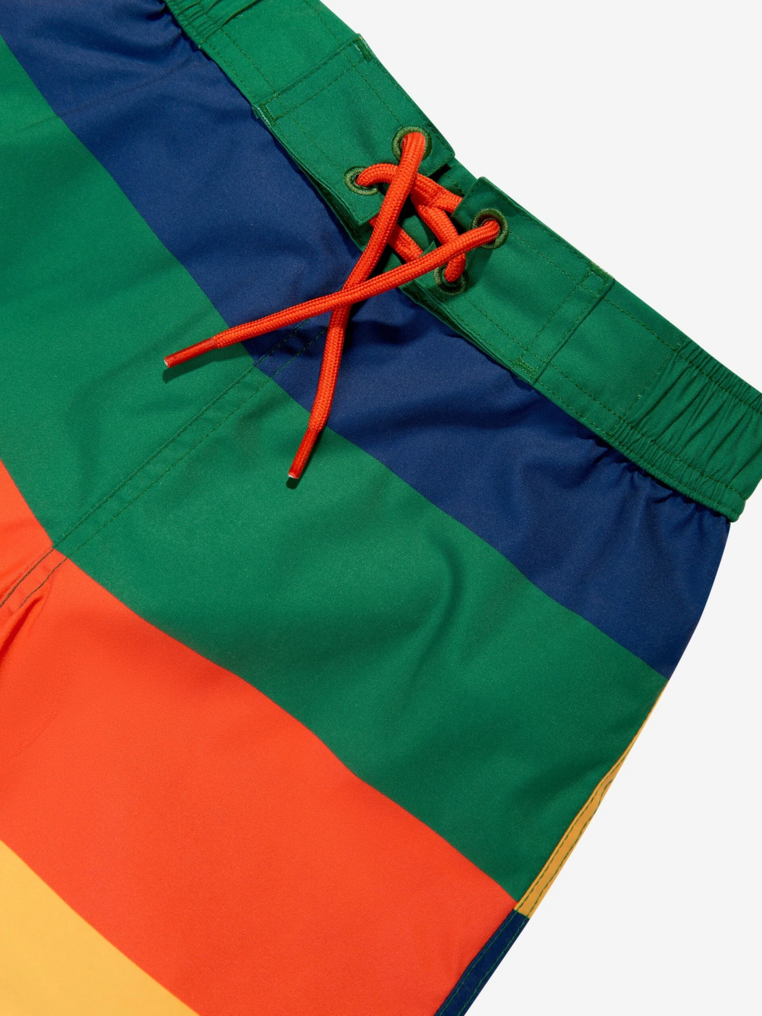 Mini Rodini Boys Striped Swim Shorts In Multicolour 3 Mini Rodini Boys Striped Swim Shorts In Multicolour - Image 3