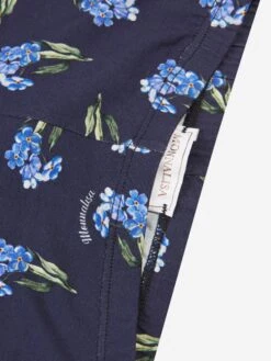 Monnalisa Girls Floral Leggings In Blue 10 Monnalisa Girls Floral Leggings In Blue -Childrens Clothing Store MLSA3063 0056 3