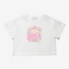 Monnalisa Girls Cotton Jersey Daisy Purse T-Shirt
