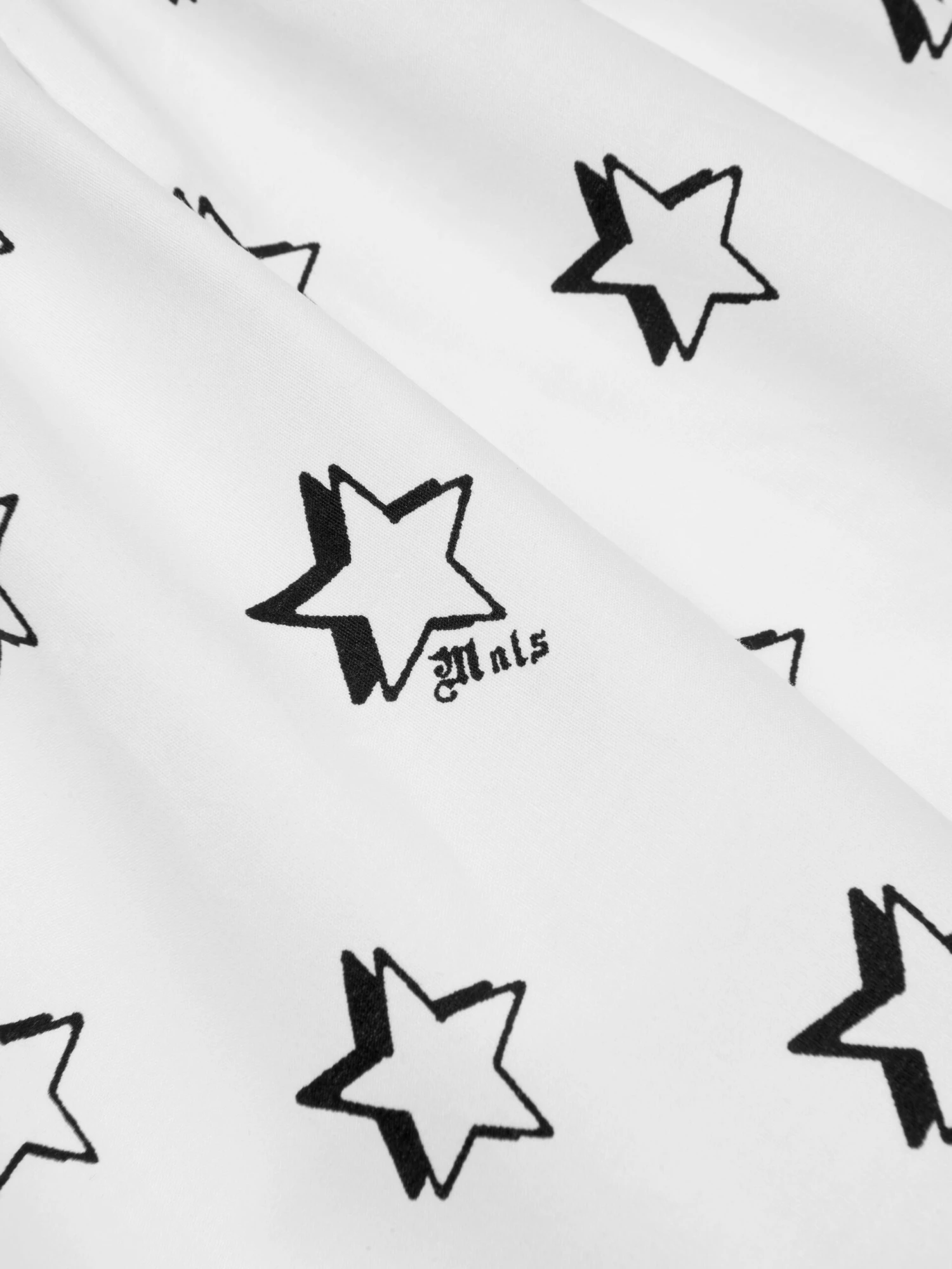 Monnalisa Girls Cotton Star Print Dress 4 Monnalisa Girls Cotton Star Print Dress - Image 4