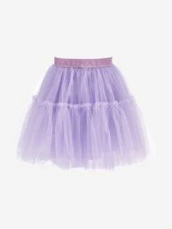 Monnalisa Girls Tulle Tutu Skirt In Purple 14 Monnalisa Girls Tulle Tutu Skirt In Purple -Childrens Clothing Store MLSS4019 GLICINE 2