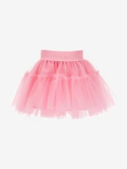 Monnalisa Baby Girls Tulle Tutu Skirt In Pink 10 Monnalisa Baby Girls Tulle Tutu Skirt In Pink -Childrens Clothing Store MLSS4043 SACHET PINK 2