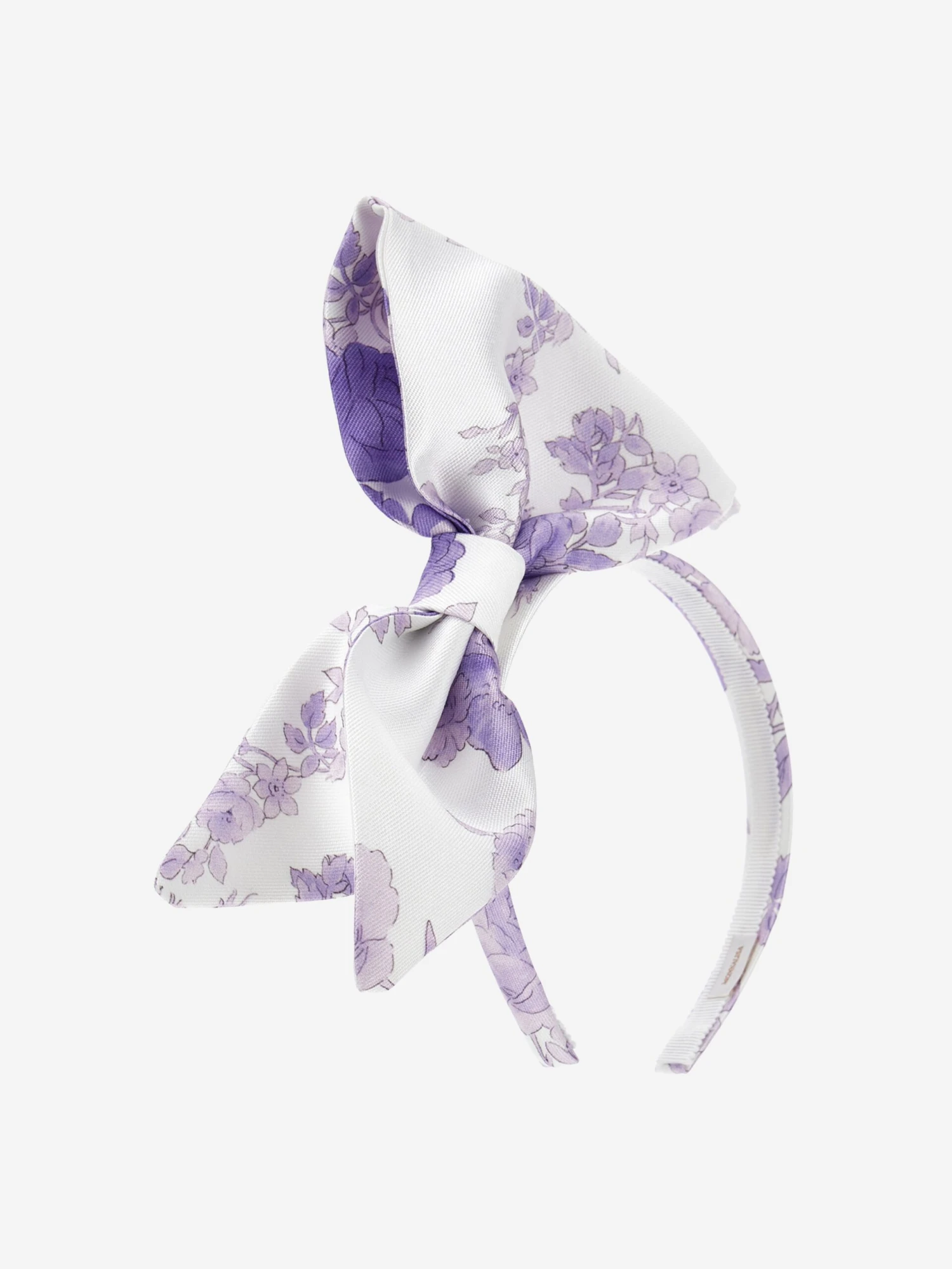Monnalisa Girls Bow Headband In Ivory 3 Monnalisa Girls Bow Headband In Ivory - Image 3