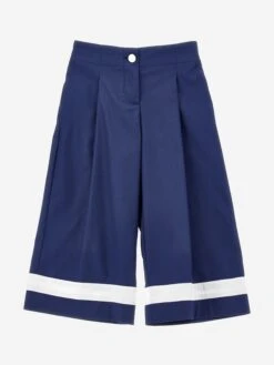 Monnalisa Girls Marina Trousers In Navy