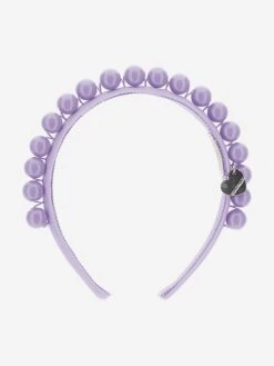 Monnalisa Girls Bob Bon Headband In Purple
