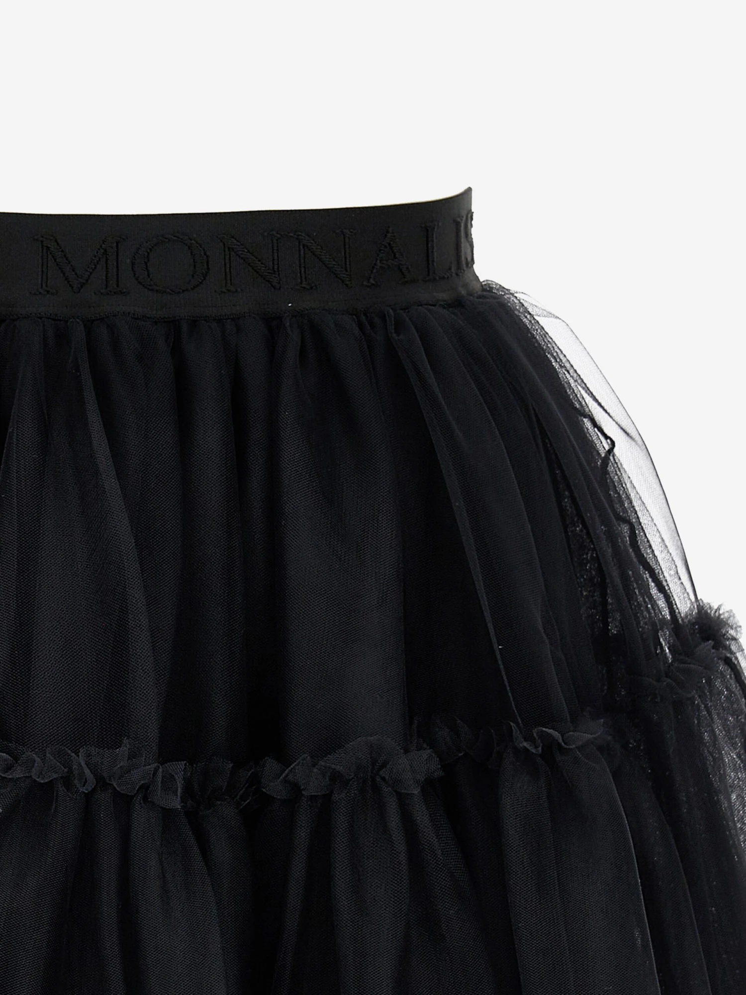 Monnalisa Girls Tutu Tulle Skirt In Black 3 Monnalisa Girls Tutu Tulle Skirt In Black - Image 3
