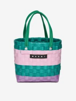 Girls Braided Sunday Morning Bag In Green (15cm)