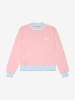 Girls Logo Jumper In Pink